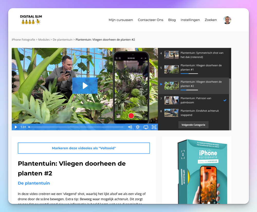 De fotografiecursus van DigitaalSlim