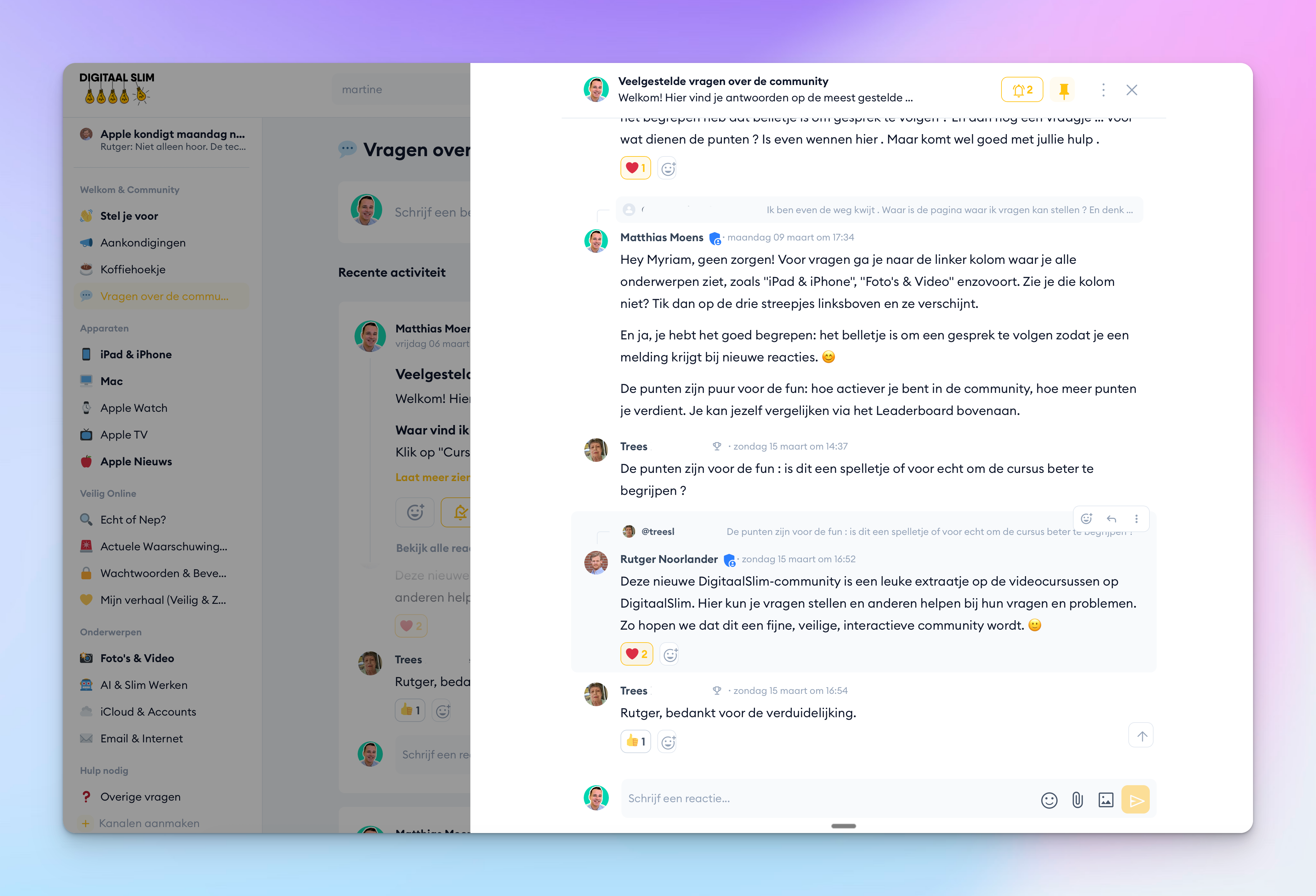 DigitaalSlim community overzicht